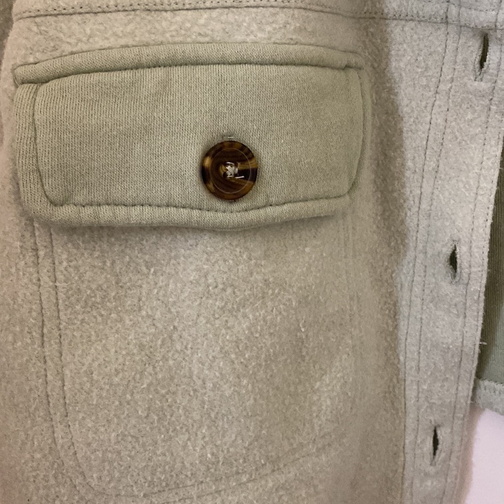 PacSun sage green cropped jacket - Picture 3 of 4